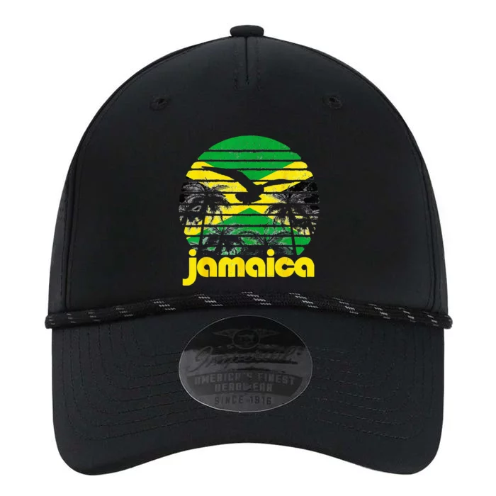 Vintage Retro Jamaica Flag Jamaican 70's 80's Performance The Dyno Cap