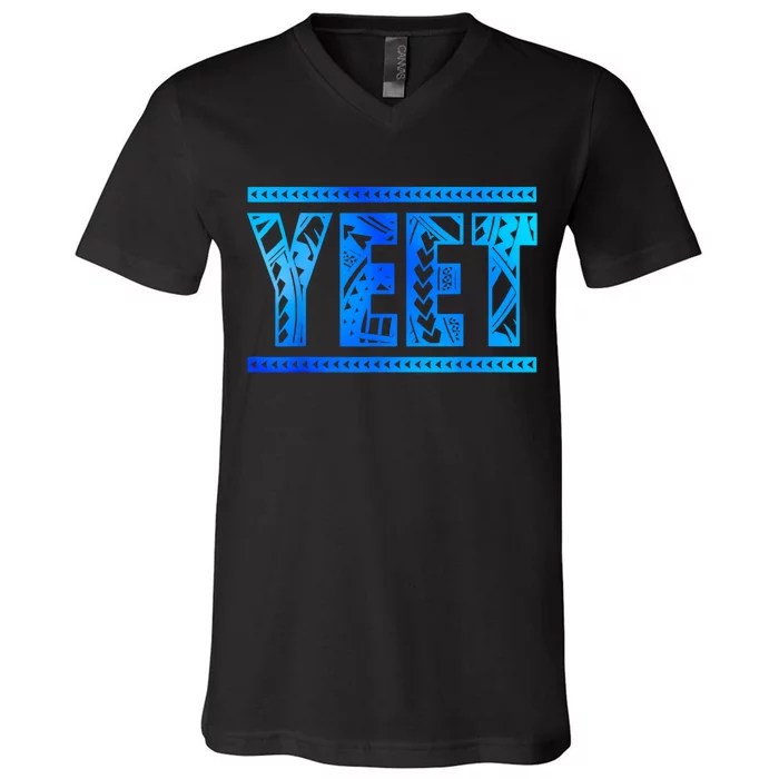 Vintage Retro Jey Yeet Ww Quotes Design Apparel V-Neck T-Shirt