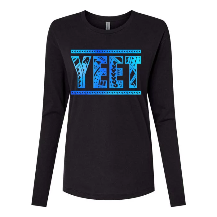 Vintage Retro Jey Yeet Ww Quotes Design Apparel Womens Cotton Relaxed Long Sleeve T-Shirt