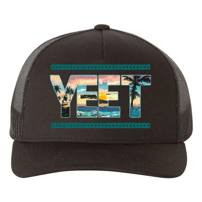 Vintage Retro Jey Yeet Ww Quotes Yupoong Adult 5-Panel Trucker Hat