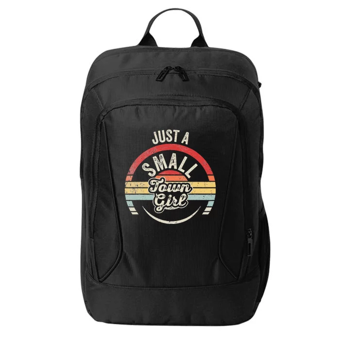 Vintage Retro Just A Small Town City Backpack