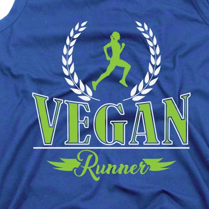 Vegan Runner Jogging Marathon Great Gift Tank Top