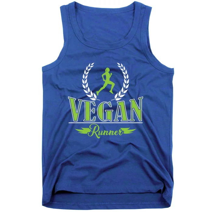 Vegan Runner Jogging Marathon Great Gift Tank Top