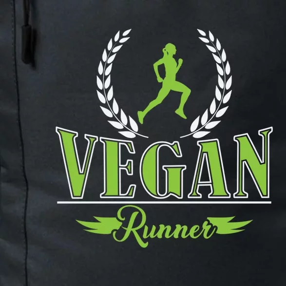 Vegan Runner Jogging Marathon Great Gift Daily Commute Backpack