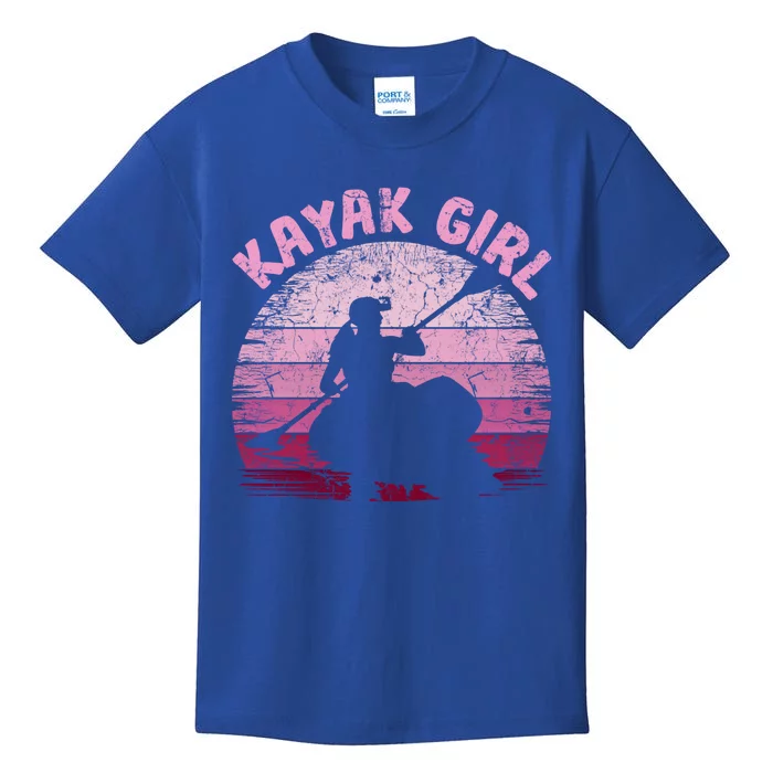 Vintage Retro Kayak Canoe Kayak Kayaking Great Gift Kids T-Shirt