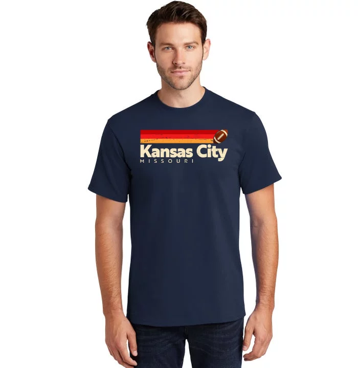 Vintage Retro Kansas City Missouri Football Tall T-Shirt