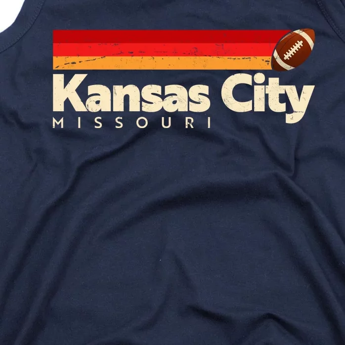 Vintage Retro Kansas City Missouri Football Tank Top