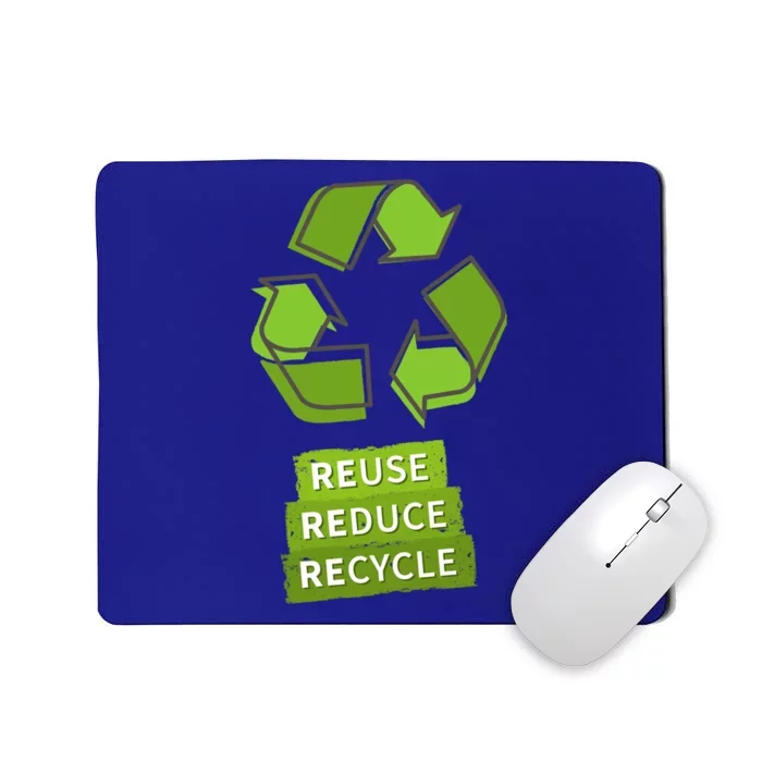 Vintage Recycle Logo Earth Day Nature Planet Conservation Gift Mousepad