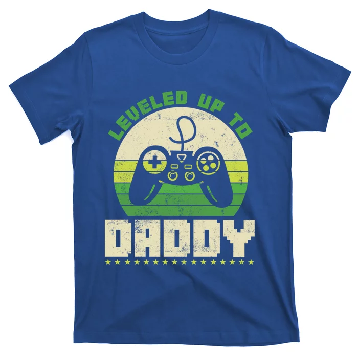 Vintage Retro Leveled Up To Daddy Cool Gift T-Shirt