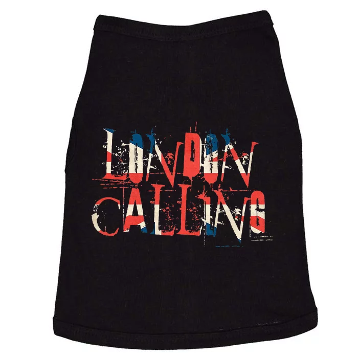 Vintage Retro London Calling Doggie Tank