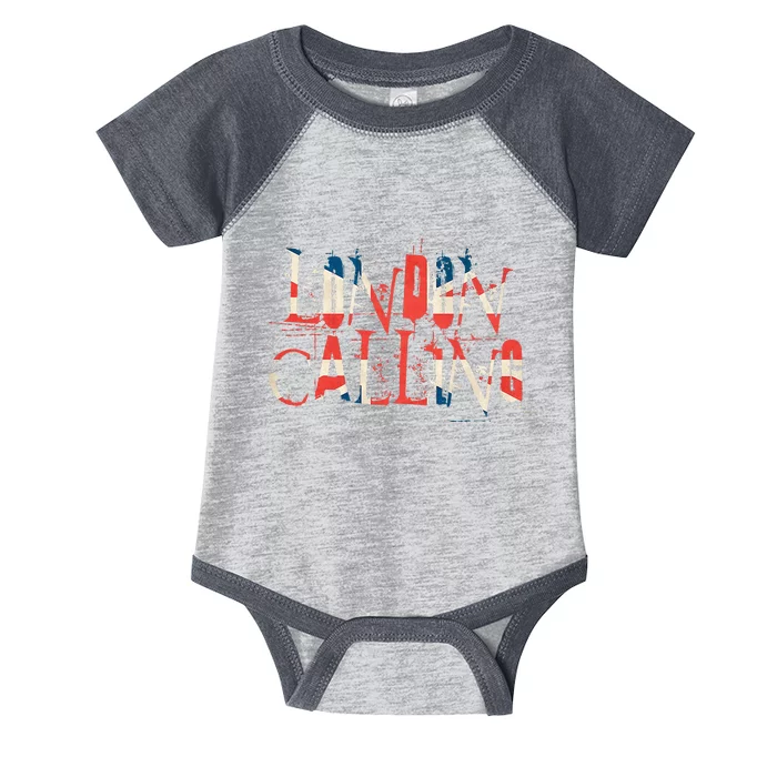 Vintage Retro London Calling Infant Baby Jersey Bodysuit