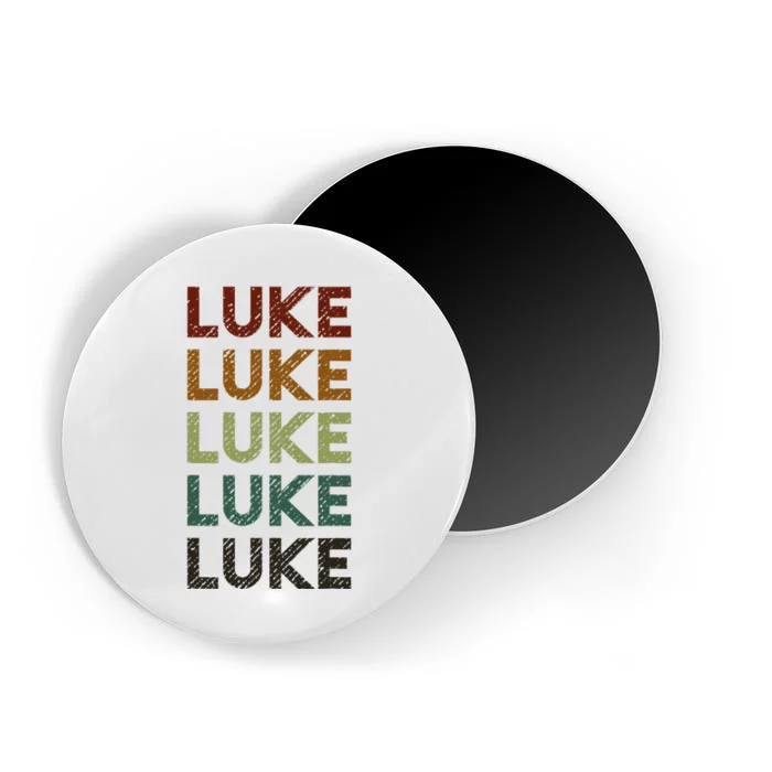 Vintage Retro Luke First Name Magnet