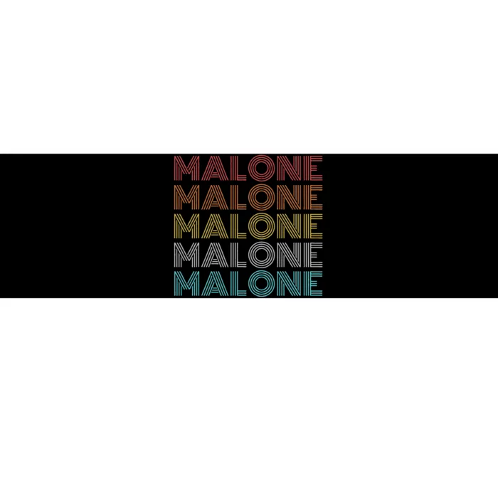 Vintage Retro Malone Bumper Sticker