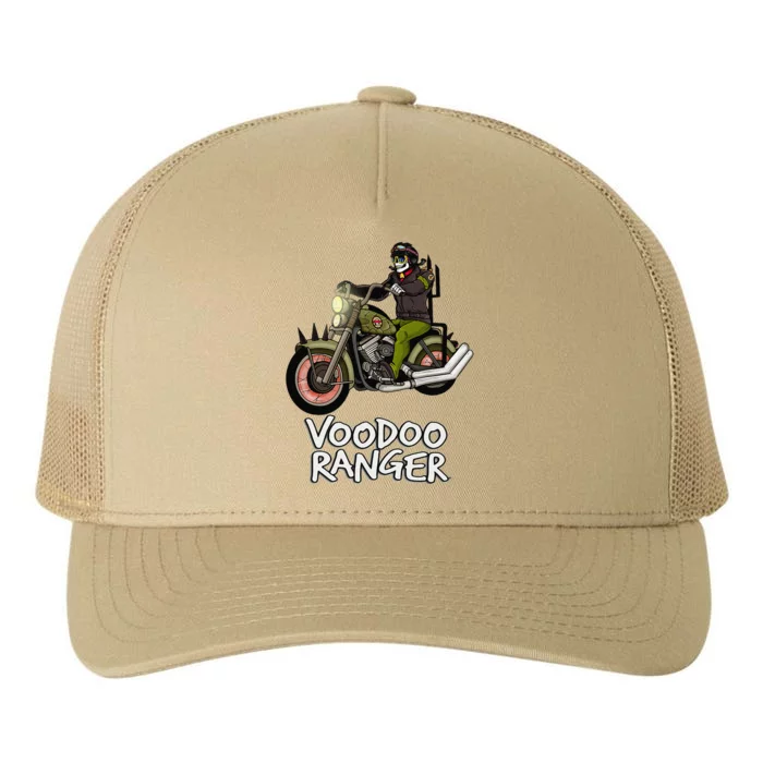 Voodoo Ranger Motorcycle Enthusiast Rider Graphic Top Yupoong Adult 5-Panel Trucker Hat