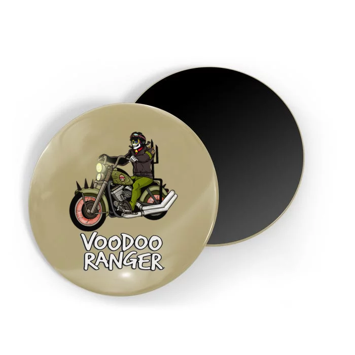 Voodoo Ranger Motorcycle Enthusiast Rider Graphic Top Magnet