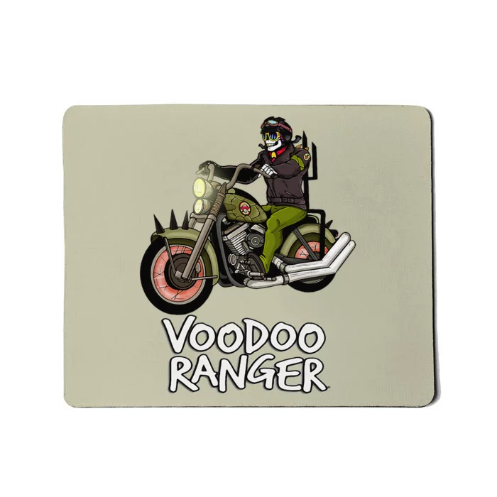 Voodoo Ranger Motorcycle Enthusiast Rider Graphic Top Mousepad