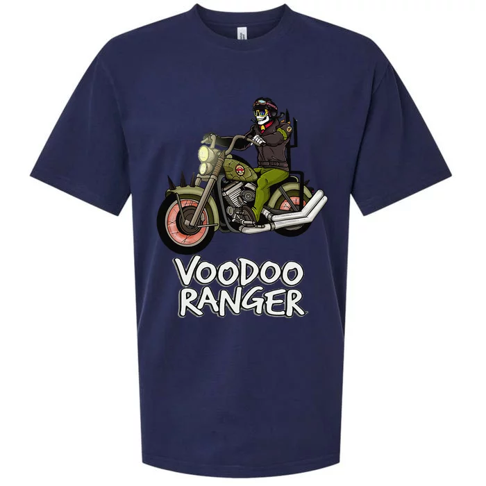 Voodoo Ranger Motorcycle Enthusiast Rider Graphic Top Sueded Cloud Jersey T-Shirt