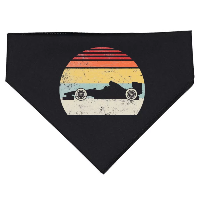 Vintage Retro Mechanic Sport Formula Race Car USA-Made Doggie Bandana