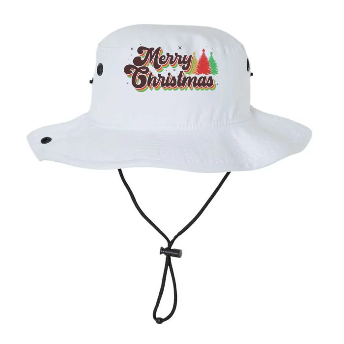 Vintage Retro Merry Christmas Legacy Cool Fit Booney Bucket Hat