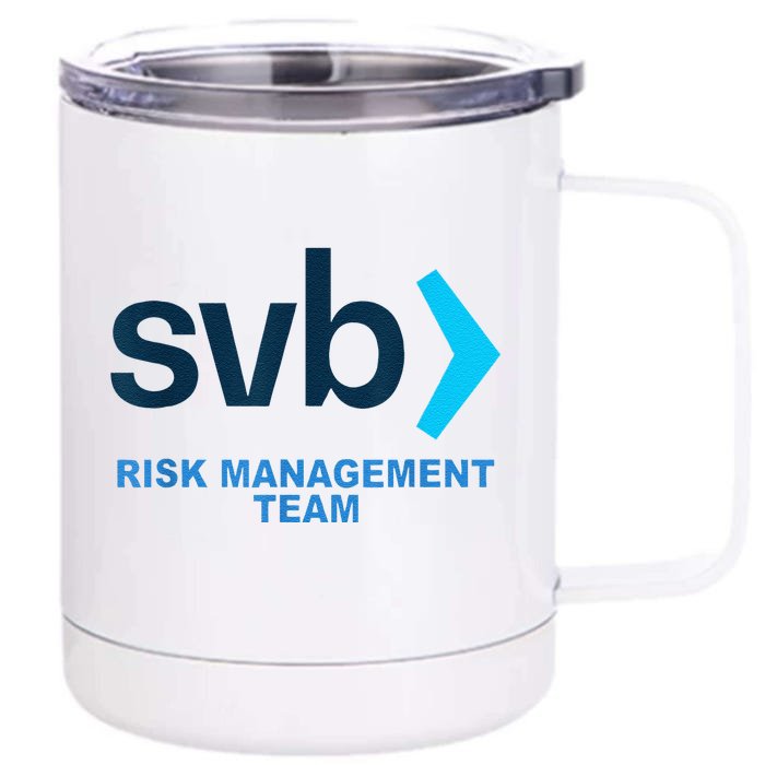 VB Risk Management Team Front & Back 12oz Stainless Steel Tumbler Cup