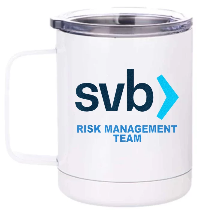 VB Risk Management Team Front & Back 12oz Stainless Steel Tumbler Cup