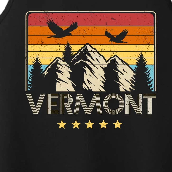 Vermont Retro Mountain Eagle Performance Tank