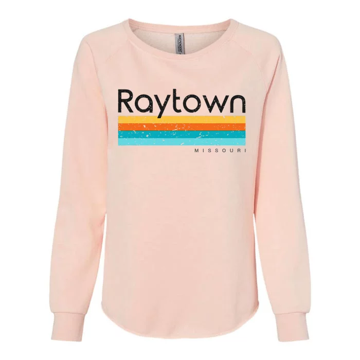 Vintage Raytown Mo Missouri Usa Retro Design Womens California Wash Sweatshirt