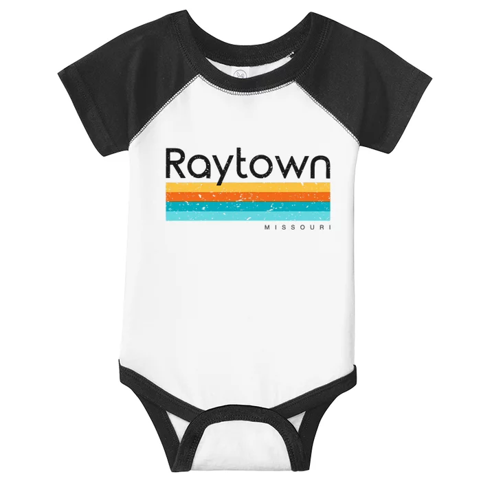 Vintage Raytown Mo Missouri Usa Retro Design Infant Baby Jersey Bodysuit