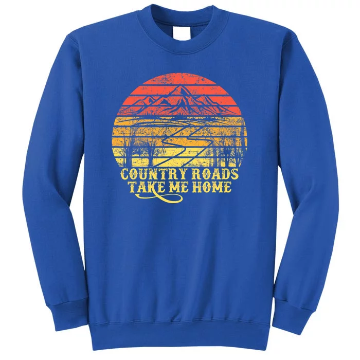 Vintage Retro Music Fans Country Roads Take Me Home Sweatshirt