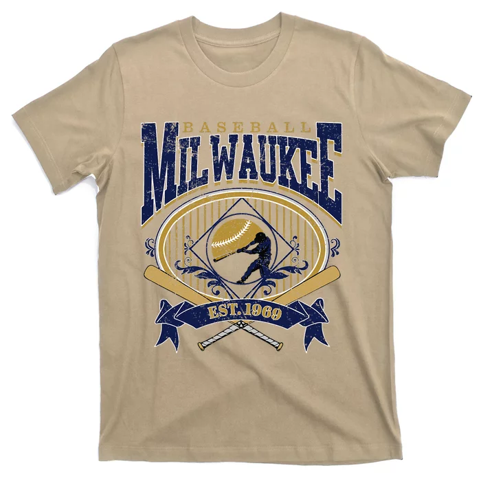 Vintage Retro Milwaukee Baseball T-Shirt