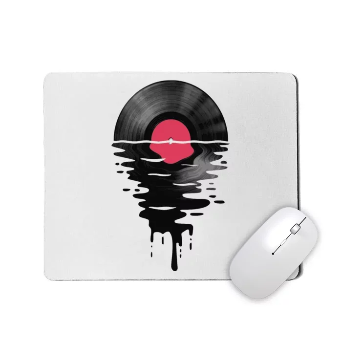 Vinyl Record Music Lp Classic 80s Sunset Mousepad