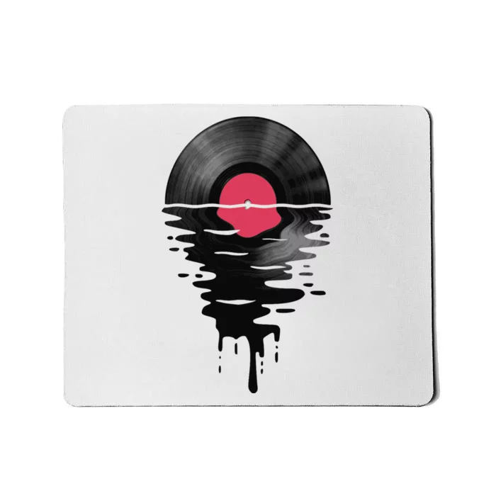 Vinyl Record Music Lp Classic 80s Sunset Mousepad