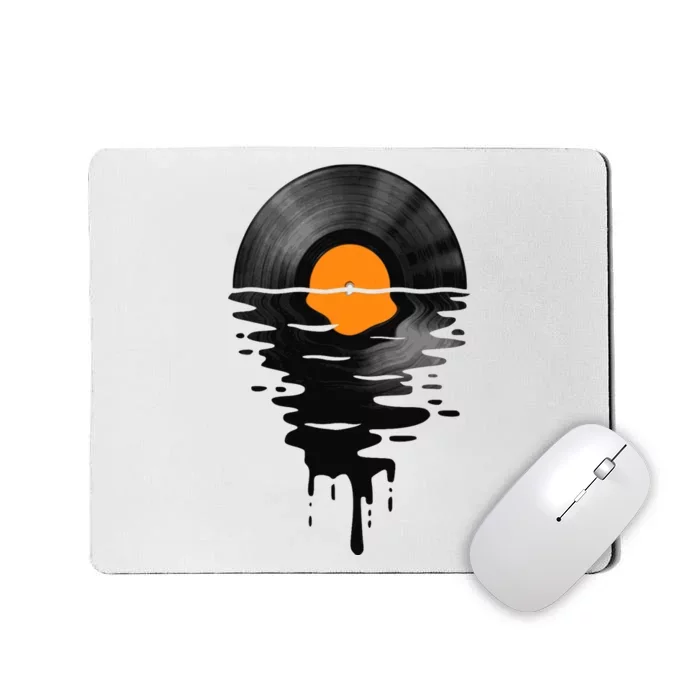 Vinyl Record Music Lp Classic 80s Sunset Mousepad