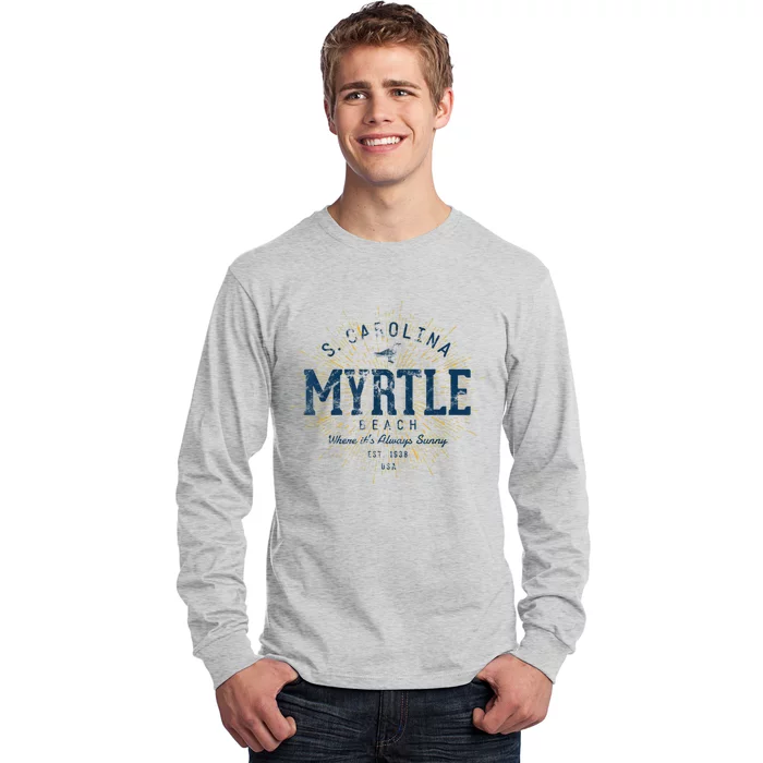 Vintage Retro Myrtle Beach Long Sleeve Shirt