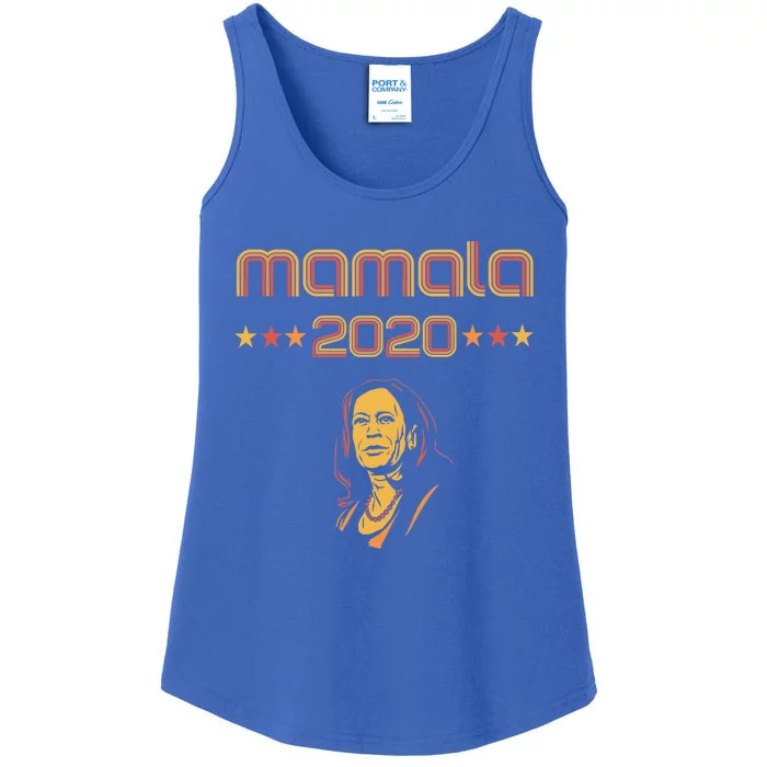 Vintage Retro Mamala 2020 Kamala Harris Madam Vice President Great Gift Ladies Essential Tank