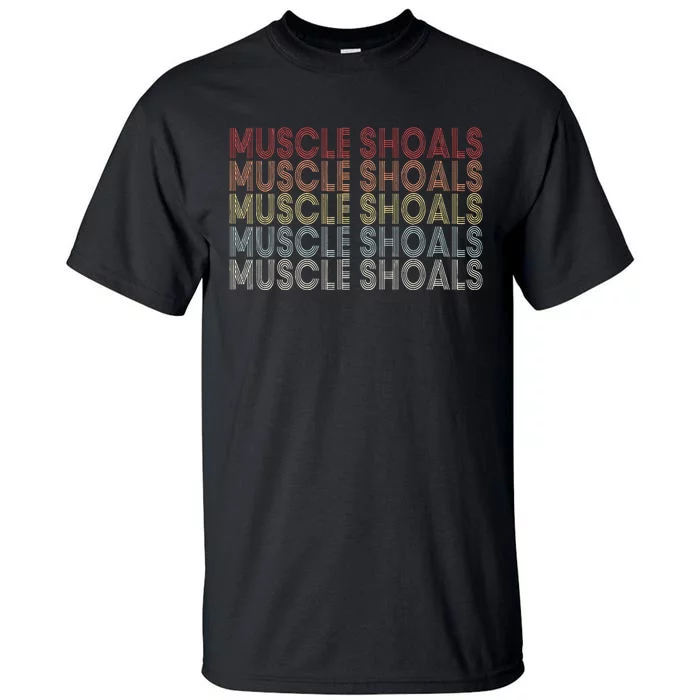 Vintage Retro Muscle Shoals For Muscle Shoals Al Tall T-Shirt