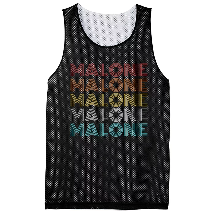 Vintage Retro Malone Mesh Reversible Basketball Jersey Tank