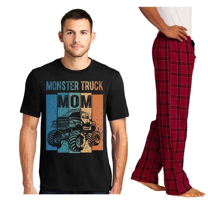 Vintage Racing Monster Truck Mom Suv Mama Fans Mothers Day Pajama Set