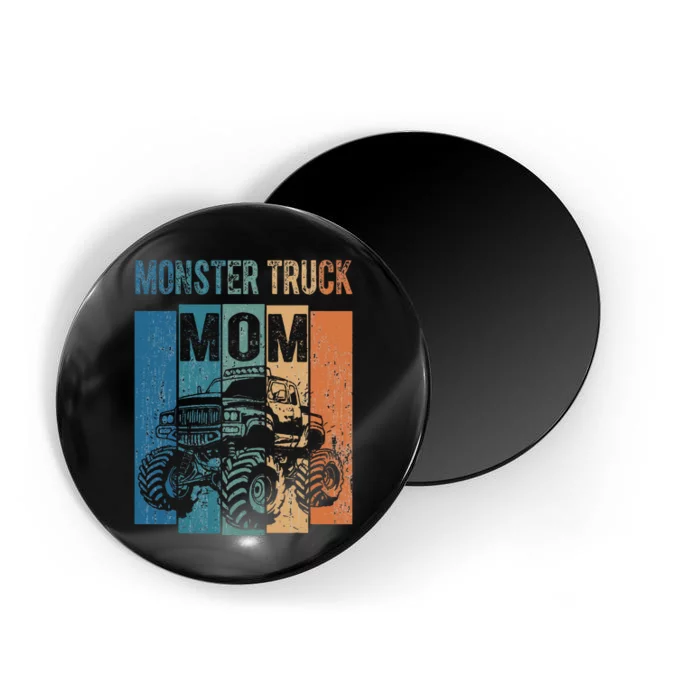 Vintage Racing Monster Truck Mom Suv Mama Fans Mothers Day Magnet