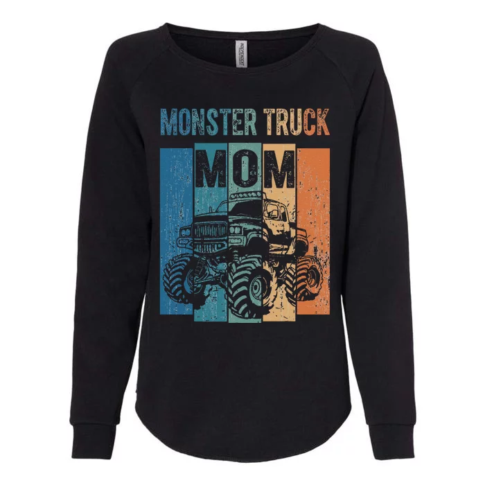 Vintage Racing Monster Truck Mom Suv Mama Fans Mothers Day Womens California Wash Sweatshirt