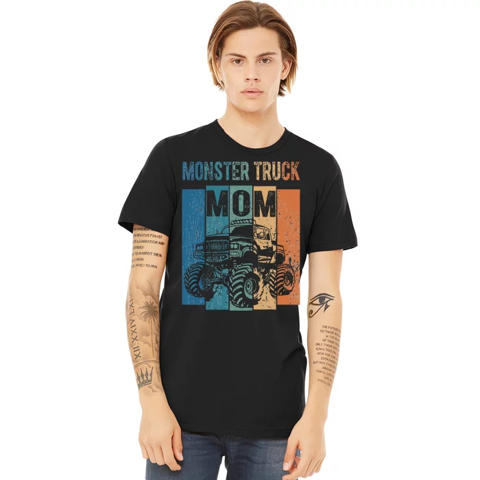 Vintage Racing Monster Truck Mom Suv Mama Fans Mothers Day Premium T-Shirt