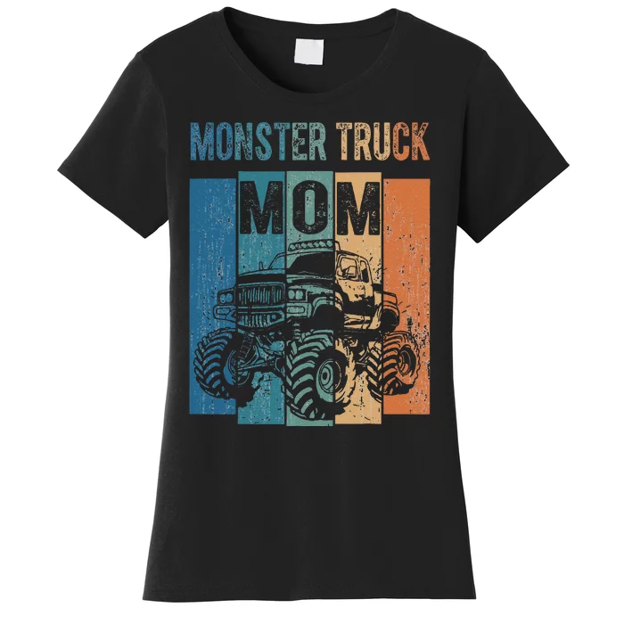 Vintage Racing Monster Truck Mom Suv Mama Fans Mothers Day Women's T-Shirt