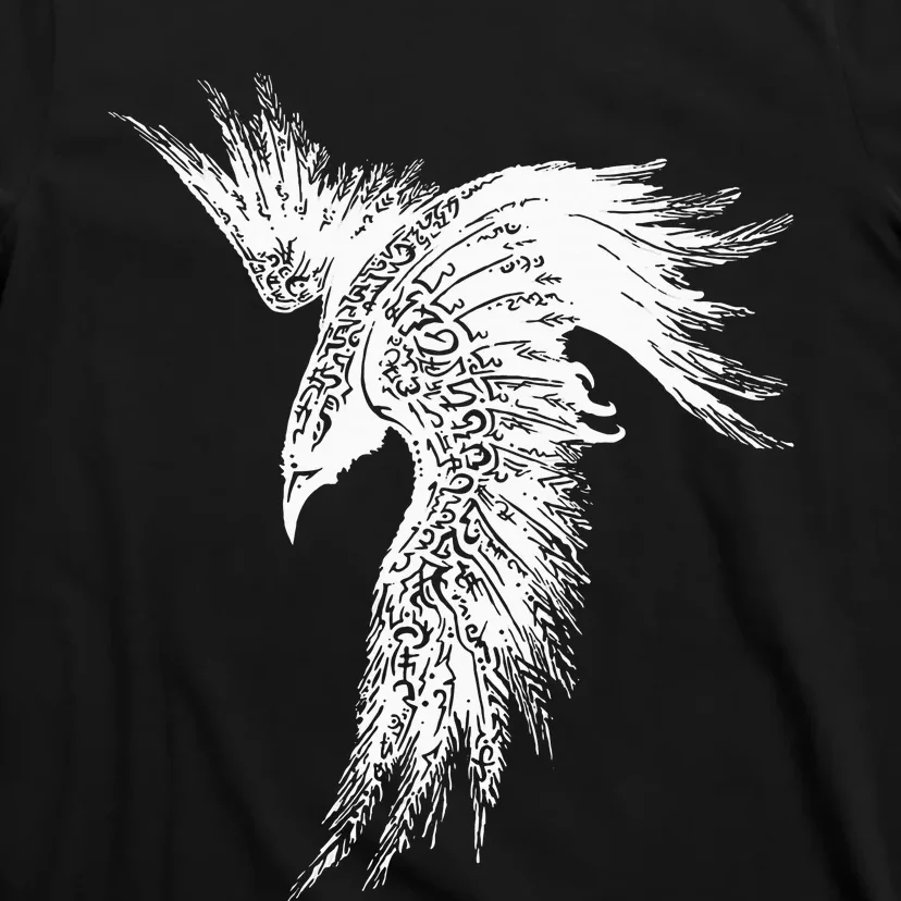 Viking Raven Norse Mythology Beautiful Art Symbols T-Shirt