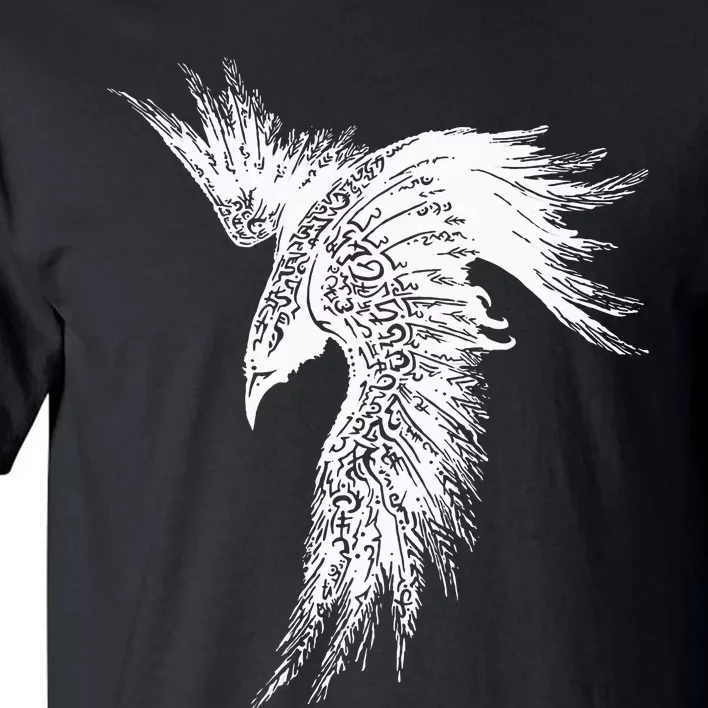 Viking Raven Norse Mythology Beautiful Art Symbols Tall T-Shirt