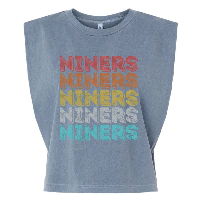 Vintage Retro Niners Garment-Dyed Women's Muscle Tee