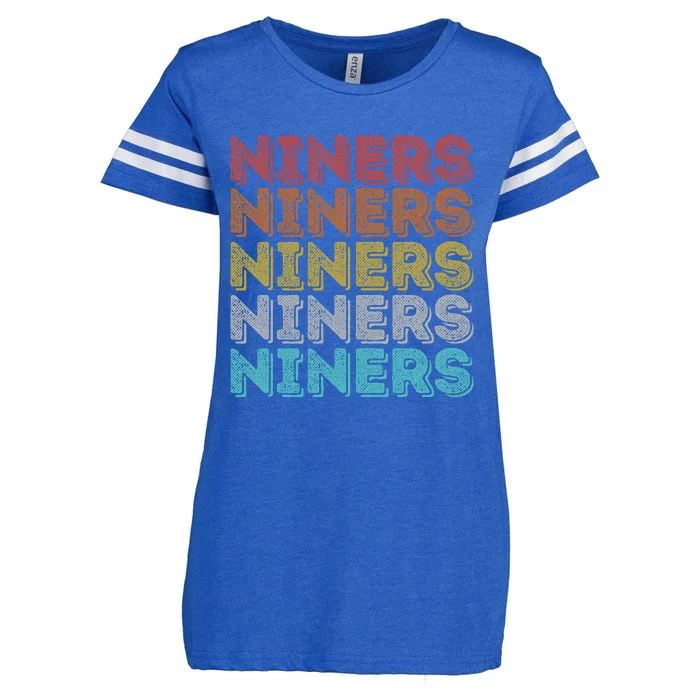 Vintage Retro Niners Enza Ladies Jersey Football T-Shirt