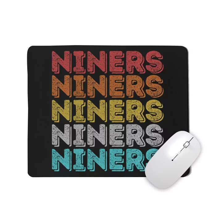 Vintage Retro Niners Mousepad