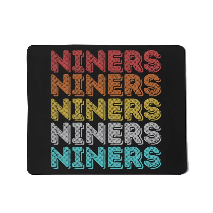 Vintage Retro Niners Mousepad