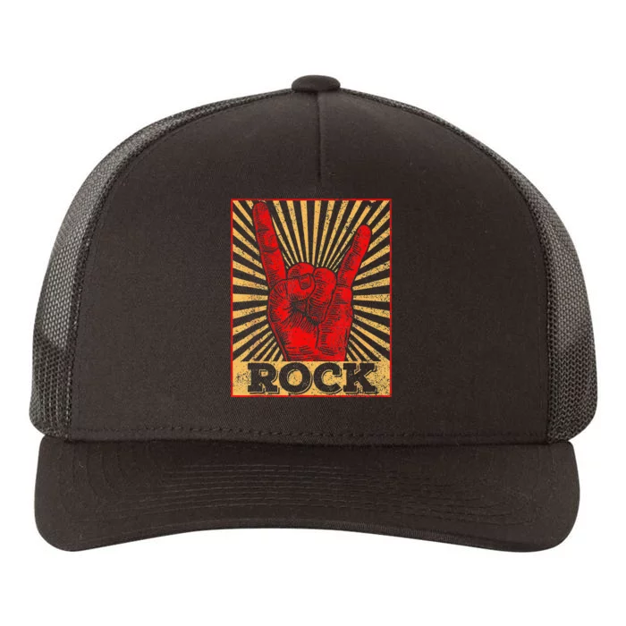 Vintage Rock n Roll Concert Band Retro Tee Gift Yupoong Adult 5-Panel Trucker Hat