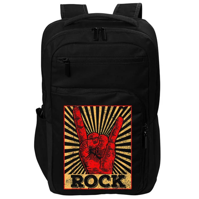 Vintage Rock n Roll Concert Band Retro Tee Gift Impact Tech Backpack